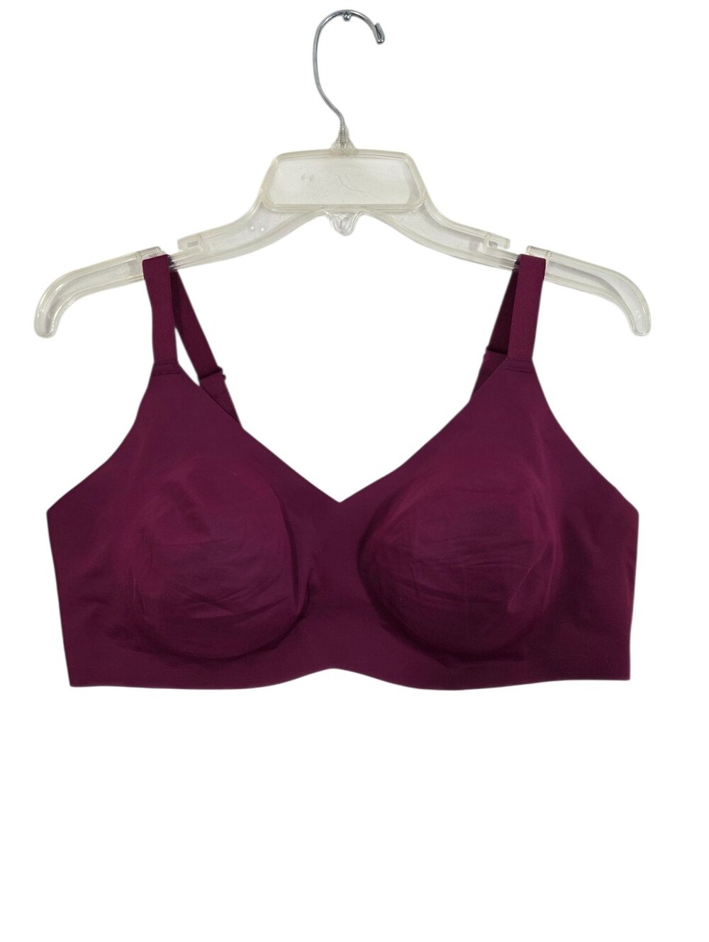 NWT Knix Thin Strap Padded V-Neck Bra Winterberry Wire Free Size 8 40D 40DD 42D